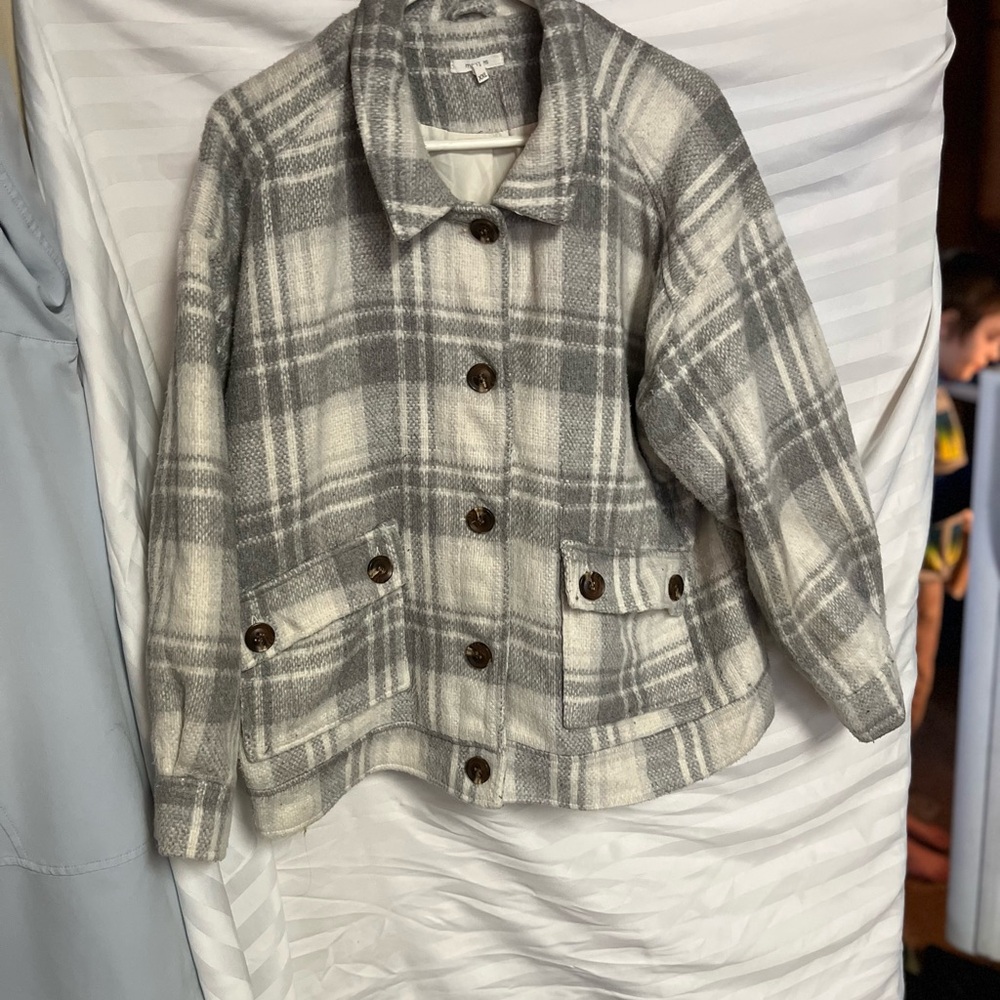 Plaid Gray Jacket